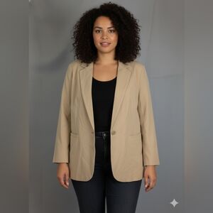 A New Day Beige Blazer New XXL